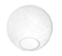 SHINEOFI Abat-Jour Rond en Verre Transparent à Finition Craquelée Diamètre 55 CM Couvre-Lampe Léger et Solide Abat-Jour pour Plafonnier Moderne Décoration Intérieure Polyvalente