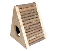 SHINEOFI Abri Bois pour Hamster Nain avec Échelle Escalade Tunnel et Cachette Robuste Maison Multifonction pour Petits Rongeurs Adaptable Aux Gerbilles et Souris