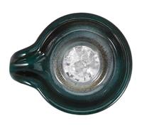 SHINEOFI Accessoire Bec de Fontaine Extérieure en Céramique Boule Cristal Vert Paon, Décoration Fontaine de Jardin, Sortie Cascade pour Bassin, pour Patio et Cour, 1 Pièce