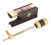 SHINEOFI Accessoire Professionnel pour Violoncelle Ébène Bow Frog avec Vis Remplacement Archet pour Parties Instrument de Violoncelle
