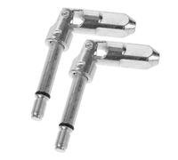 SHINEOFI Accessoires Cric Hydraulique 2pcs Arbre à Cardan en Acier Solide Angle Réglable pour Cric Horizontal Usage Industriel Fiable