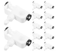 SHINEOFI Accessoires pour Stores Verticaux Lot de 12 Supports de Remplacement Glissement Fluide pour Rideaux Lourds Usage Polyvalent en Maison et École