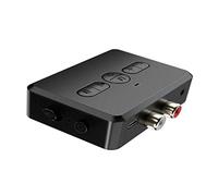 SHINEOFI Adaptateur Audio sans Fil Double Fonction Émetteur Récepteur Conversion Audio RCA Aux Stéréo pour TV Voiture Et Pc Transmission sans Fil