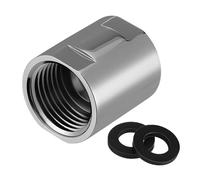 SHINEOFI Adaptateur de Raccord Fileté pour Tuyau Eau Connecteur Droit pour Plomberie Domestique Débit Élevé Installation Facile pour Tuyaux et Tuyaux Arrosage