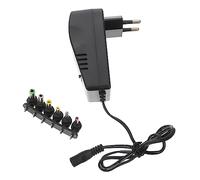 SHINEOFI Adaptateur Secteur Réglable 30w 3-12v pour PC Protection Surcharge Court-Circuit, Alimentation Électrique Ac220-240v Usage Domestique Compatible Multiples Appareils Plastique Transparent