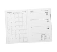 SHINEOFI Agenda avec Couverture PU Scintillante Carnet Portable pour Organisation Maison Budget Repas Fitness et Journal de Grossesse