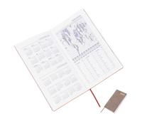 SHINEOFI Agenda Portable Compact pour Femmes Planificateur Papier et Hebdomadaire Jours Carnet de Notes Lisse pour Organisation Travail et Voyage des Tâches