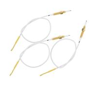 SHINEOFI Allumage pour Poêle à Gaz 3pcs avec Fil, Technologie D'allumage par Impulsion, Matériaux Cuivre et Nylon, Diamètre Trou Installation 6,65-8,5mm, pour Cuisines Domestiques