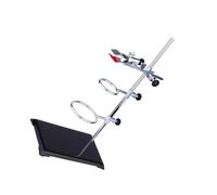 SHINEOFI Anneau de Serrage pour Support de Laboratoire Porte-tube à Essai avec Pinces Support de Table pour Chimie Couleur Aléatoire