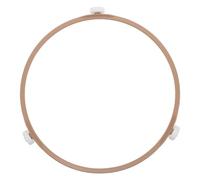 SHINEOFI Anneau de Support Micro-Ondes 19 CM Plateau Tournant en Verre Bague Plastique Rouleaux pour Remplacement Accessoire Cuisson Pièce Détachée Stable et Antidérapante