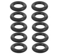 SHINEOFI Anneaux D'enroulement Accessoires Solide 10pcs en Caoutchouc Noir Installation Simple et Maintenance Facile pour Machine à Coudre