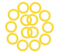SHINEOFI Anneaux en Caoutchouc Accessoires de Couture pour Machine à Coudre 20 Pièces Anneau D'enroulement Flexible et Facile à Utiliser Jaunes pour Bobineuse