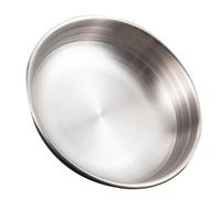 SHINEOFI Assiette à Sauce en Acier Inoxydable 13,5 Cm Plat à Condiments Pratique pour Apéritifs et Desserts, Plat Inox Solide et Facile à Nettoyer, Bol à Sauce Polyvalent Cuisine et Table