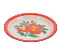 SHINEOFI Assiette Émaillée 30 Cm Plat de Service Multifonction Repas du Soir Décor Rétro Vintage Style Chinois pour Maison Accessoires Vaisselle à Dessert