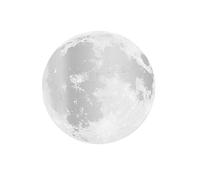 SHINEOFI Autocollants de lune lumineux Autocollant mural papier peint dans sticker mural lune lumineuse Bleu