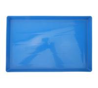 SHINEOFI Bac à Déjections Plateau Pratique Empêchant Les Liquides de S'écouler en Plastique Bleu pour Cage de Chien et Lapin Adapté aux Cages pour Animaux