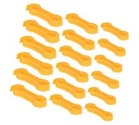 SHINEOFI Bagues de Correction Support de Réhabilitation 50pcs pour Pattes de Poussins Peau Douce en ABS Jaune pour Cailles et Volaille Bébé