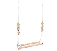 SHINEOFI Balançoire Couleur Aléatoire en Matériau Synthétique pour Poulet Échelle en Bois, Jouet d'escalade Développement des Compétences pour Coq et Poule en Extérieur