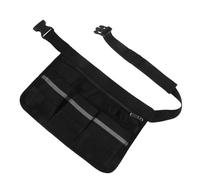 SHINEOFI Banane Ceinture Noire Multifonction pour Huiles Essentielles et Lotions de Massage, Pochette de Rangement Portable et Résistante pour Flacons, Accessoire Pratique pour Thérapeutes