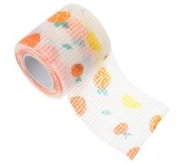 SHINEOFI Bandage Auto-adhésif pour Pattes de Chien et Chat, Bande Élastique Non Tissée Orange 5 Cm X 4,5 M, Protection Salissures et Blessures, Bandage Confortable pour Soins des Plaies