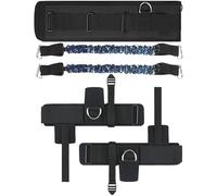 SHINEOFI Bandes de Résistance pour Musculation en Polyester et Caoutchouc, Kit D'entraînement pour Améliorer la Puissance Explosive des Jambes et Augmenter Les Sauts Verticaux