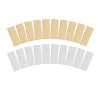 SHINEOFI Bandes Électrodes Zinc et Cuivre 5X2 CM Lot de 10 Paires pour Expériences Scientifiques sur Batteries à Fruits Fournitures Éducatives pour Projets Scolaires et Apprentissage de