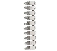 SHINEOFI Barette de Connexion Électrique pour Rail Din Jumper Terminal Block Strip Installation Facile pour Bornier de Câblage Stable et Fiable