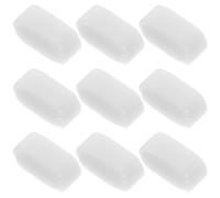 SHINEOFI Barre d'Agitation Magnétique en Ptfe Lot de 10 Pièces pour Laboratoire, Tige Cylindrique Blanche Résistante pour Agitation Liquide Réutilisable