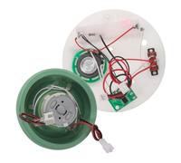 SHINEOFI Base du Moteur de Boule à Neige Électrique avec Éclairage LED et Boîtier Batterie Intégré, Plastique Blanc, Faible Consommation D'énergie pour Détente Quotidienne