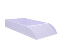 SHINEOFI Bassin Bain Reptiles avec Plateforme Tortue Plastique Abs Robuste Multifonction pour Baignade Alimentation et Eau Adapté à Toutes de Tortues Facile à Nettoyer et Utiliser