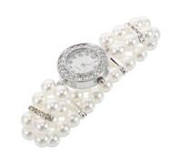 SHINEOFI bijoux bracelet de perles montre Réginald montée en or minnowxy alliage blanche