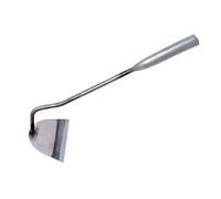 SHINEOFI Binette Jardin Portable Acier Inoxydable Outil Désherbage Léger et Manche Ergonomique pour Jardinage Facile