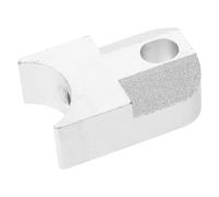 SHINEOFI Bloc de Positionnement Construction Robuste et Limitation Précise en Alliage D'aluminium Argenté Accessoire pour Réparation et Remplacement pour Repose-pieds de Fauteuil Roulant
