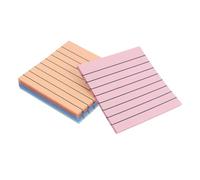 SHINEOFI Blocs-notes Autocollants 30 Feuilles par Carnet Lot de 6 en Papier Semi-transparent Lignes Adhésives pour Laisser des Messages Pratiques pour Bureau et École