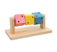 SHINEOFI Bois Multifonction pour Rongeurs Bloc à Ronger Naturel pour Hamster Cobayes Souris et Lapins Accessoire Ludique pour Cage et Enrichissement des Petits Animaux