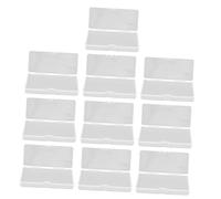 SHINEOFI Boîte à Lames de Rasoir 10Pcs de Rangement en Plastique Étui Pratique Recyclage d'anniversaire Compact et Solide