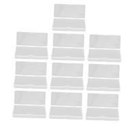 SHINEOFI Boîte à Lames de Rasoir Jetable 10 Pièces Rectangulaire Récupérateur Sécurisé pour Salon de Coiffure Collecte et Recyclage Lames Usagées Plastique Léger