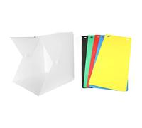 SHINEOFI Boîte À Lumière Pliable Portable pour Photographie Toile De Fond pour Studio Photo Tente Mini Tente Abs Blanche