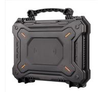 SHINEOFI Boîte à Outils de Sécurité 5l Noire Poignée, Étanche Antistatique | Éthylène Propylène, Coffret 32cm, pour Caméra et Équipements de Précision