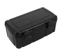 SHINEOFI Boîte à Outils Étanche en Plastique Rigide Mallette de Transport Antichoc Portable Coffret de Rangement Compact pour Outils Poignée Robuste pour Camping et Travaux en