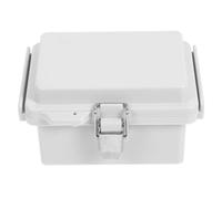 SHINEOFI Boîte de Dérivation Étanche Plastique Abs Boîtier Électrique Extérieur Résistant aux Chocs Couverture Étanche pour Câbles Protection Sécurisée des Connexions Électriques Extérieur