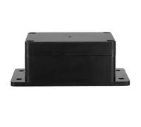 SHINEOFI Boîte de Jonction Électrique Étanche, Boîte à Projets en Plastique Noir, Oreilles, pour Extérieur, Protection des Câbles, Boîtier de Raccordement Électrique
