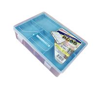 SHINEOFI Boîte De Rangement À Deux Niveaux Trousse De Papeterie Capacité Porte-Stylo en Plastique Boîte À Outils pour Le Bureau