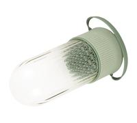 SHINEOFI Boîte de Rangement Maquillage en Silicone pour Pinceaux Blush et Ombres à Paupières, Nettoyage et Organisation, pour Voyage, Couleur Vert Clair
