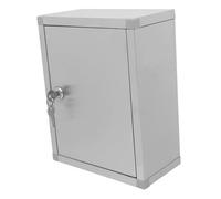 SHINEOFI Boîte de Rangement Murale Vintage Inoxydable avec Verrou Coffre pour Bureau École Collecte de Suggestions