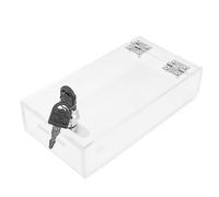 SHINEOFI Boîte De Rangement Transparente Serrure Coffre-fort Protecteur Clé Rangé Cacheur Smartphone En Gardant Portable Verrouillable Petit Sûr Casiers De Téléphonie Mobile Acrylique