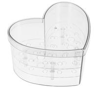 SHINEOFI Boîte Décorative en Acrylique Transparente de Cœur Petite Taille Étui à Arrangements Floraux pour Compositions de Mariage Boîte Présent pour Fleurs Séchées et Éternelles