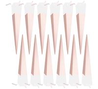 SHINEOFI Boîtes Présents pour Emballage Bouquet de Fleurs en Papier Irisé, 12pcs, Forme Cône Effet Protecteur, pour Magasins de Fleurs et Fête des Mères