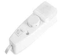 SHINEOFI Boîtier de Commande Thermostat pour Réfrigérateur en Plastique Blanc avec Réglage Température et Adaptation aux Différents Aliments