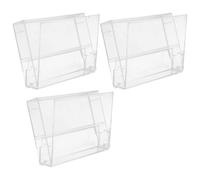 SHINEOFI Boîtier Rangement Cassette Audio 3 Pièces en Plastique Transparent Boîte Rétro Protection Intégrée pour Collectionneurs et Utilisation DJ